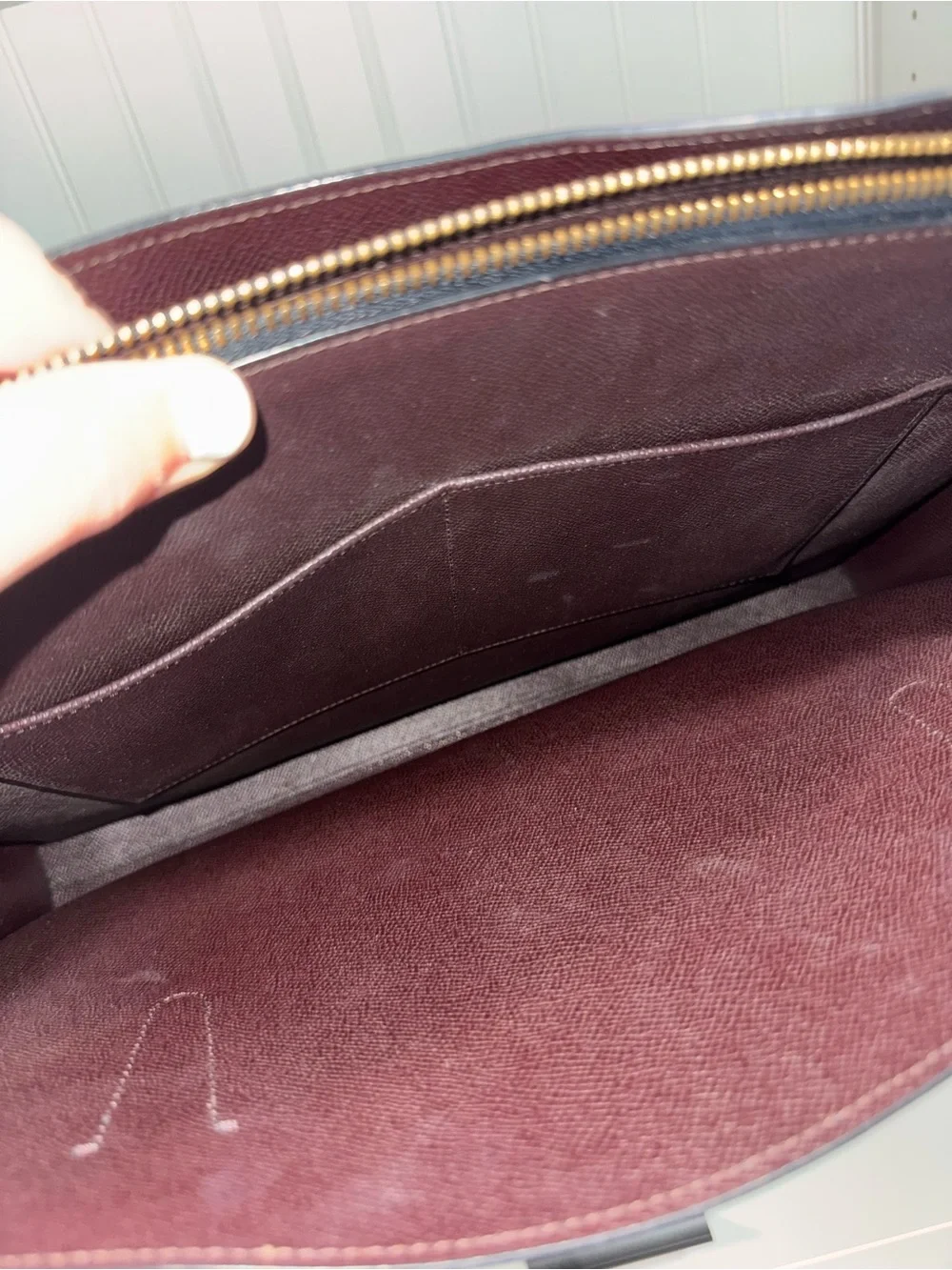Coach pebbled leather